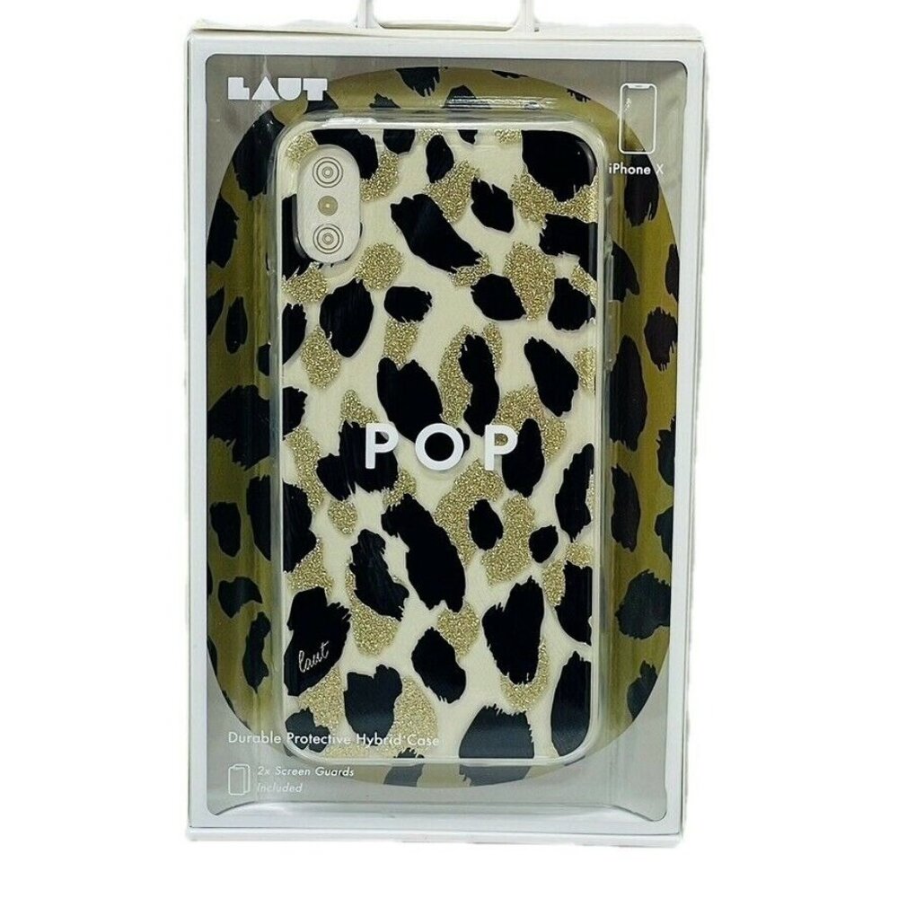 Laut Pop Durable Protective Hybrid Case For iPhone With 2x Screen Guards